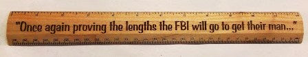 Custom Laser Engraved Wooden Maple Ruler